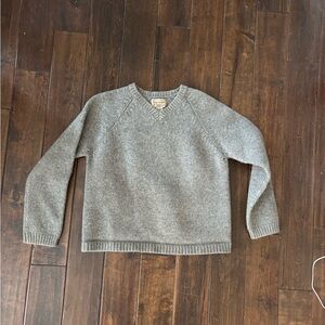 Vintage Abercrombie & Fitch Gray Wool Blend Sweater